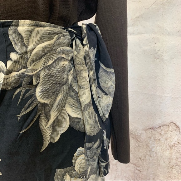 Linda Allard Ellen Tracy Skirt | Floral Wrap Skirt - Picture 3 of 7
